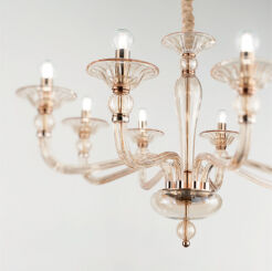 Lampa wisząca Żyrandol Danieli SP8 159973 NOWOCZESNY IP20 E27 metal Ideal Lux OPRAWA W STYLU KLASYCZNYM