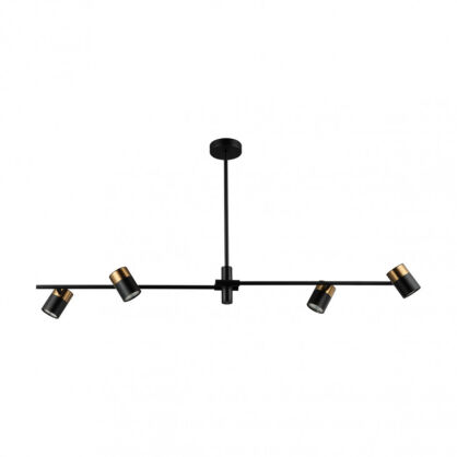 Lampa wisząca Elice PND-58892-4-BK-BRO Italux