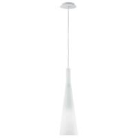 Lampa wisząca Milk SP1  Ideal Lux 026787 Klosz wykonany jest z białego szkła oprawa z metalu w kolorze białym