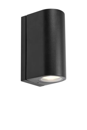 Kinkiet elewacyjny Alor 1L 2xLED 400lm 3000K 109110 Markslojd czarny 16x9cm