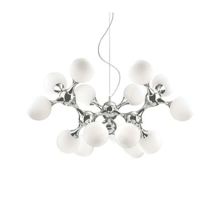 Lampa wisząca Nodi SP15 082073  NOWOCZESNY IP20  METAL / SZKŁO oprawa w stylu nowoczesnym Ideal Lux LAMPA WEWNĘTRZNA  