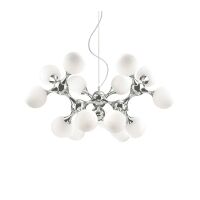 Lampa wisząca Nodi SP15 082073  NOWOCZESNY IP20  METAL / SZKŁO oprawa w stylu nowoczesnym Ideal Lux LAMPA WEWNĘTRZNA  