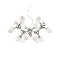 Lampa wisząca Nodi SP15 082073  NOWOCZESNY IP20  METAL / SZKŁO oprawa w stylu nowoczesnym Ideal Lux LAMPA WEWNĘTRZNA  