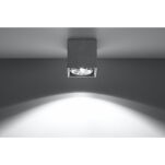 PLAFON  VALDE BETON LOFTOWE OŚWIETLENIE KOSTKA  SZARY Nowoczesna SL.0646 SOLLUX LIGHTING  - 3