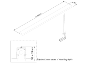 LIGHTLINE LP 1410 31W - oprawa do systemu RAY WP 6.2015 LABRA - 6