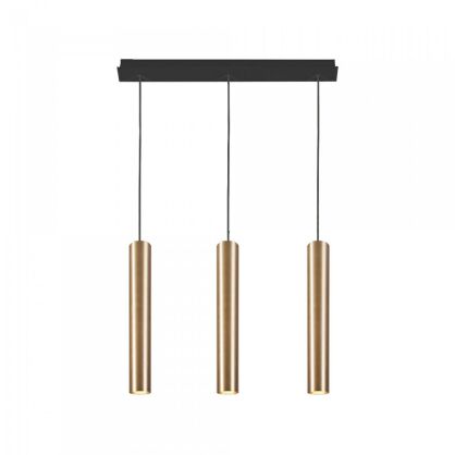 Lampa wisząca Eye 3xGU10 czarno/mosiężna 7863