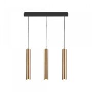 Lampa wisząca Eye 3xGU10 czarno/mosiężna 7863