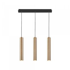 Lampa wisząca Eye 3xGU10 czarno/mosiężna 7863