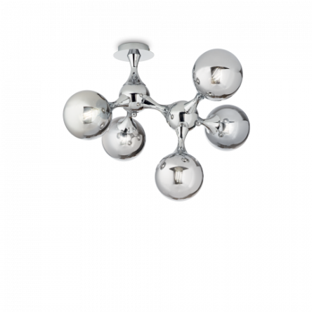 Plafon Nodi Cromo PL5 200484  NOWOCZESNY IP20  METAL oprawa w stylu nowoczesnym Ideal Lux LAMPA WEWNĘTRZNA  