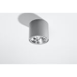 Plafon TIUBE  LAMPA TECHNICZNA NATYNKOWA SZARY TUBA  NOWOCZESNA SL.0696 SOLLUX - 2