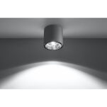Plafon TIUBE  LAMPA TECHNICZNA NATYNKOWA SZARY TUBA  NOWOCZESNA SL.0696 SOLLUX - 3