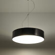 Elegancka Lampa Sufitowa Koło Wisząca ARENA 45  SL. 0118 klosz z tworzywa sztucznego w kolorze czarnym w kształcie walca - 2