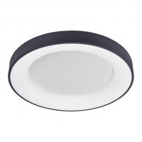 Plafon GIULIA 5304-850RC-BK-3 Italux nowoczesny w kolorze czarnym LED 50w ŚR. 60CM