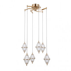 Lampa wisząca Fuente PND-34395-6-HBR Italux
