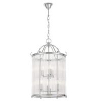 Lampa wisząca BOSTON W6 LUMINA DECO LDP 1235-6 (CHR) retro loft chrom
