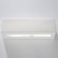 Lampa ścienna korytko kinkiet ceramiczny VEGA Biały Nowoczesny SL.0006 Efektowna prostokąt kinkiet
