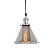 LAMPA WISZĄCA LOFT NUBI CHROM W1 LDP 6801-1 (CHR+GR)