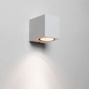 Lampa ścienna Astro CHIOS 80 BIAŁY 7564 techniczny biały prostokat Ip44 świeci jednostronnie 1310005