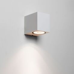 Lampa ścienna Astro CHIOS 80 BIAŁY 7564 techniczny biały prostokat Ip44 świeci jednostronnie 1310005