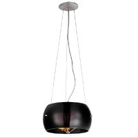 Lampa wisząca Cosmo czarna AZzardo 2901-3PA AZ0909 wykonana jest z metalu oraz szkła o wykończeniu czarnym