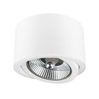 Oprawa sufitowa CHLOE AR111 Spectrum Led SLIP005012 Biała wysokość 10 cm
