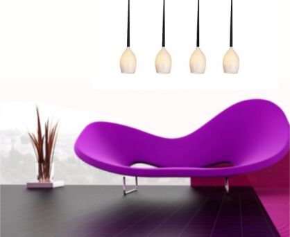 Lampa wisząca Izza 4 Shiny White AZzardo MD1288B-4W AZ0101 białe szklane klosze nowoczesna