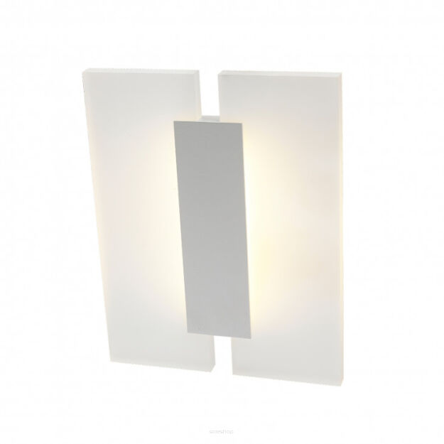 Kinkiet JACOB MB1070L Italux BIAŁY NOWOCZESNY LED 12W 3000K WYSOKOŚĆ 28 CM