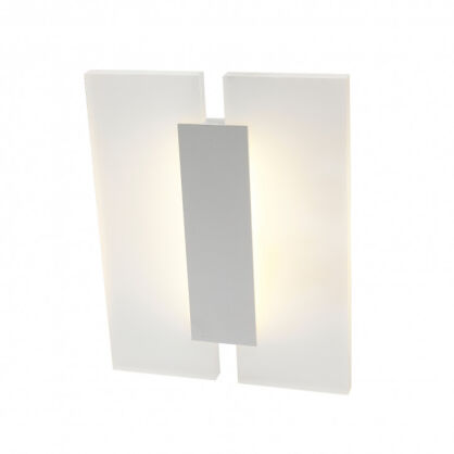 Kinkiet JACOB MB1070L Italux BIAŁY NOWOCZESNY LED 12W 3000K WYSOKOŚĆ 28 CM