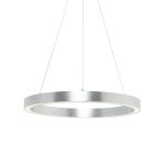 Lampa wisząca CARLO PL200910-400-SL Zuma Line Srebrny okrąg szczotkowany 40 cm - 2
