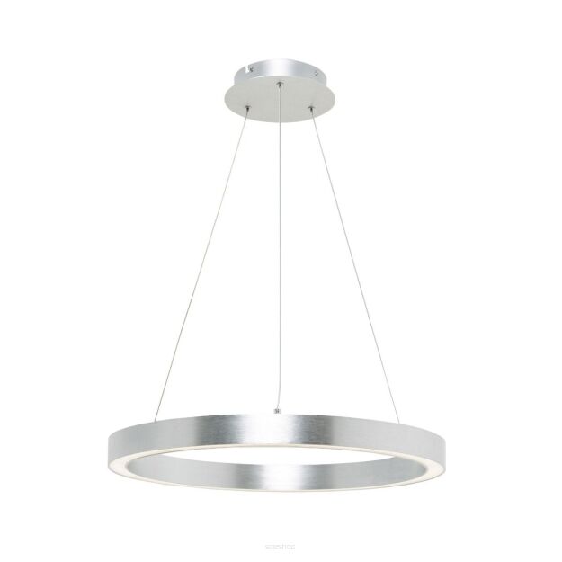 Lampa wisząca CARLO PL200910-400-SL Zuma Line Srebrny okrąg szczotkowany 40 cm