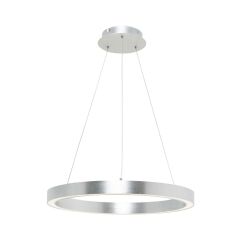 Lampa wisząca CARLO PL200910-400-SL Zuma Line Srebrny okrąg szczotkowany 40 cm