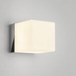 Kinkiet łazienkowy IP44 CUBE ASTRO chrom 0635 kostka mleczny klosz chrom zintegrowany ściemniacz 1140001 - 4
