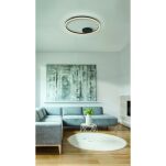 Lampa sufitowa plafon HALO TOP 120 CCT BK + REMOTE CONTROL CZARNA Azzardo AZ5345 - 2