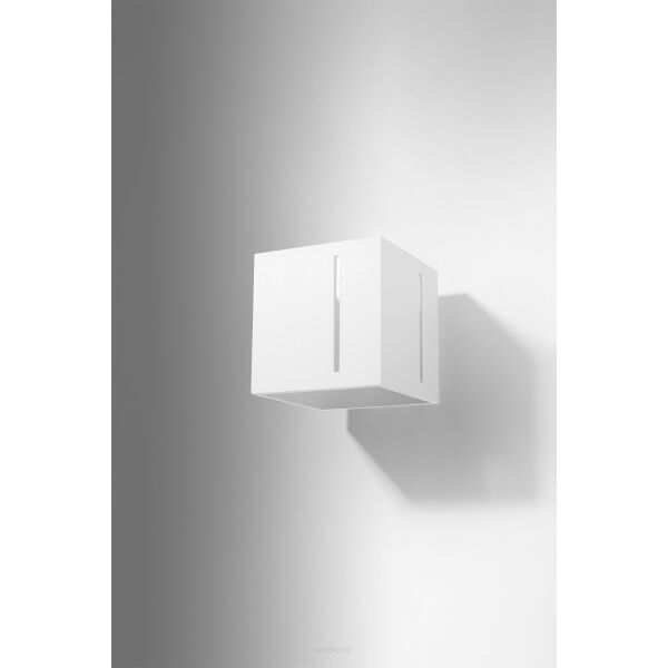 KINKIET PIXAR  Biały Oświetlenie LED stal Nowoczesna ELEGANCKI SL.0395  SOLLUX LIGHTING kwadrat