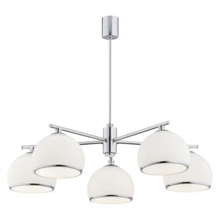 Lampa wisząca żyrandol MARBELLA 2087 Argon 5x E27 chrom biały