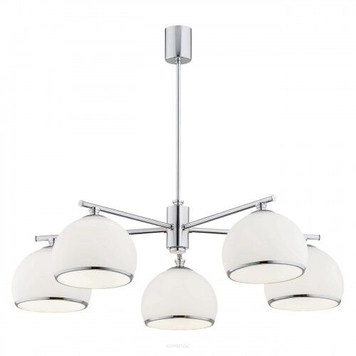 Lampa wisząca żyrandol MARBELLA 2087 Argon 5x E27 chrom biały