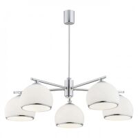 Lampa wisząca żyrandol MARBELLA 2087 Argon 5x E27 chrom biały