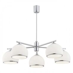 Lampa wisząca żyrandol MARBELLA 2087 Argon 5x E27 chrom biały