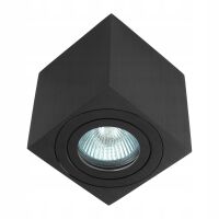 OPRAWA NATYNKOWA KWADRATOWA CZARNA IP44