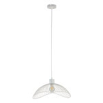 Lampa wisząca NUNEZ PND-1702-1-M-W Italux ZWIS W KSZTAŁCIE KOPUŁY W KOLORZE BIAŁEGO MATU E27 INDUSTRIAL LOFT  - 2