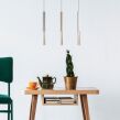 Lampa wisząca ZUMA LINE ONE PENDANT P0461-01E-F7F7 metalowe rurki złoty - 3