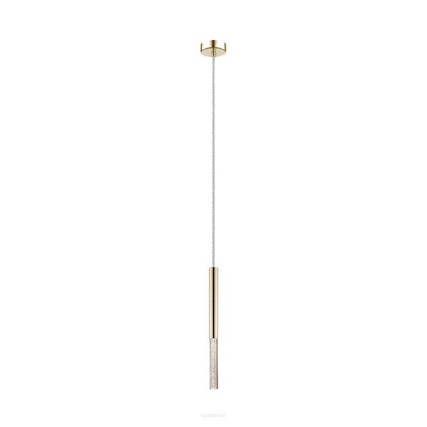 Lampa wisząca ZUMA LINE ONE PENDANT P0461-01E-F7F7 metalowe rurki złoty