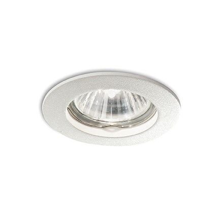 Lampa wpuszczana  JAZZ FI1 BIEL Ideal Lux 083117  okrągła aluminiowa ramka kolor biały wymaga wbudowania w ścianę