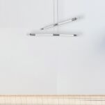 Lampa wisząca BASTONE WHITE/CHROME MILAGRO MLP6566  - 2