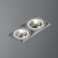 Oprawa wpuszczana Squares 111x2 (Bez ramki) 12V 31912 Aquaform różne kolory wykończenia ruchome