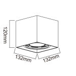 Oprawy natynkowe CARDI I NERO ORLICKI DESIGN nowoczesna Metal / Czarny Mat - 4