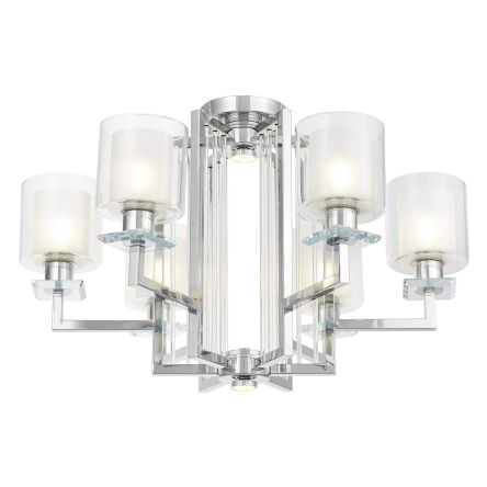 Lampa sufitowa MANHATTAN W6 LDC 8012-6 (CHR) Lumina Deco nowoczesna 