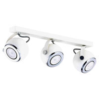 Oprawa sufitowa KOS 1261 Argon BIAŁA listwa 3 reflektorki 