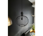 Lampa wisząca Barrti Noir 40 2724 CZARNA METALOWA - 3