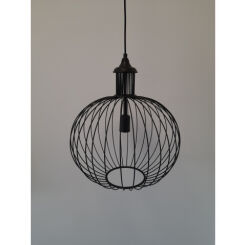 Lampa wisząca Barrti Noir 40 2724 CZARNA METALOWA